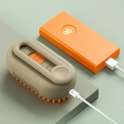 Electric Cat Steam Brush - Grooming Made Easy and Enjoyable!