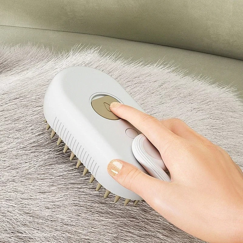 Electric Cat Steam Brush - Grooming Made Easy and Enjoyable!