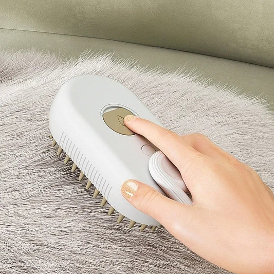 Electric Cat Steam Brush - Grooming Made Easy and Enjoyable!